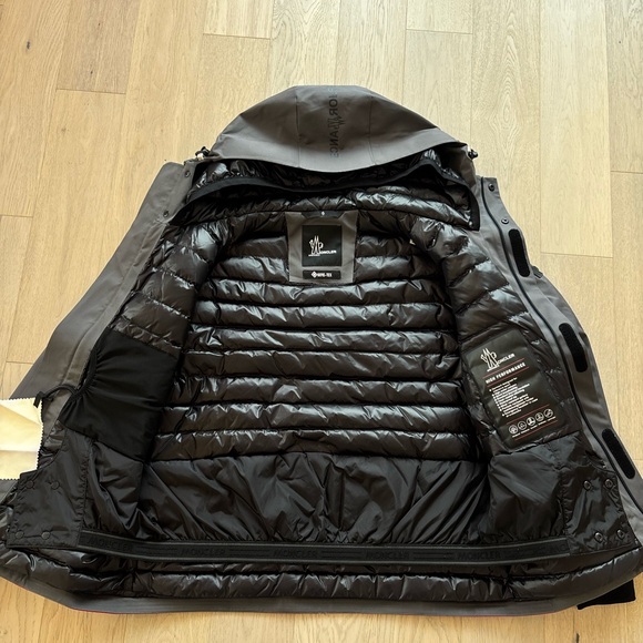 Moncler Men’s Grenoble Miller Gore-Tex Hooded Down Ski Jacket Size 0 - Picture 7 of 14